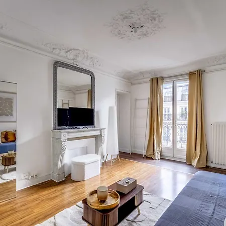 Haussmannian - 2bdr-6p Near Marais-sentier Appartamento *